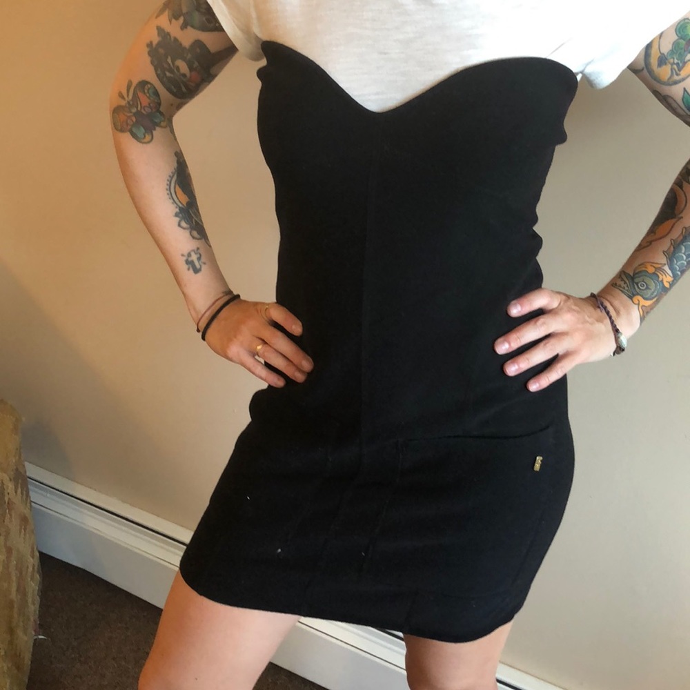 Sonia Rykiel strapless dress (T-shirt not incl)